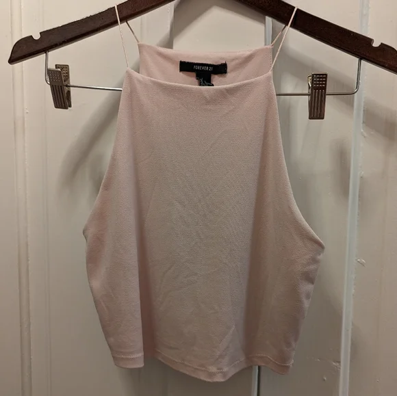 Blush String Tank Blouse - Picture 5 of 6